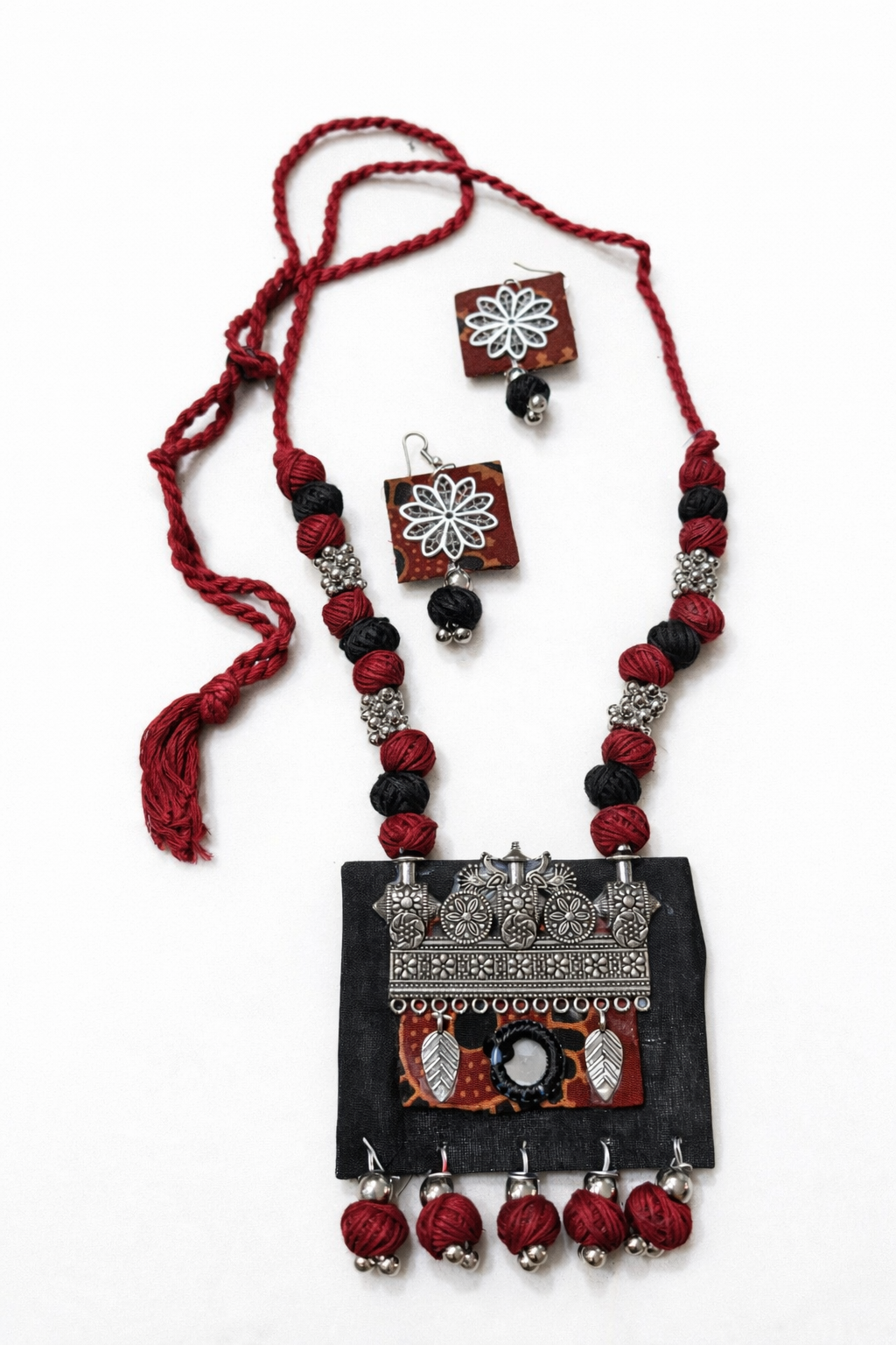 Ajrakh Loom Fusion Set