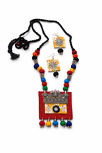 Ajrakh Loom Fusion Set