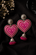 Blush Heart Earrings