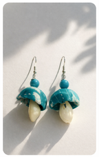 Artisan Fabric Jhumka