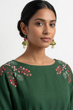 Artisan Fabric Jhumka