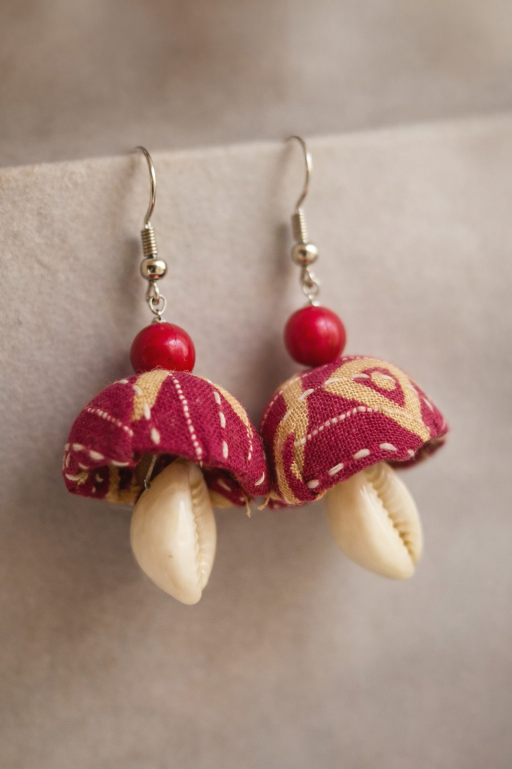 Artisan Fabric Jhumka
