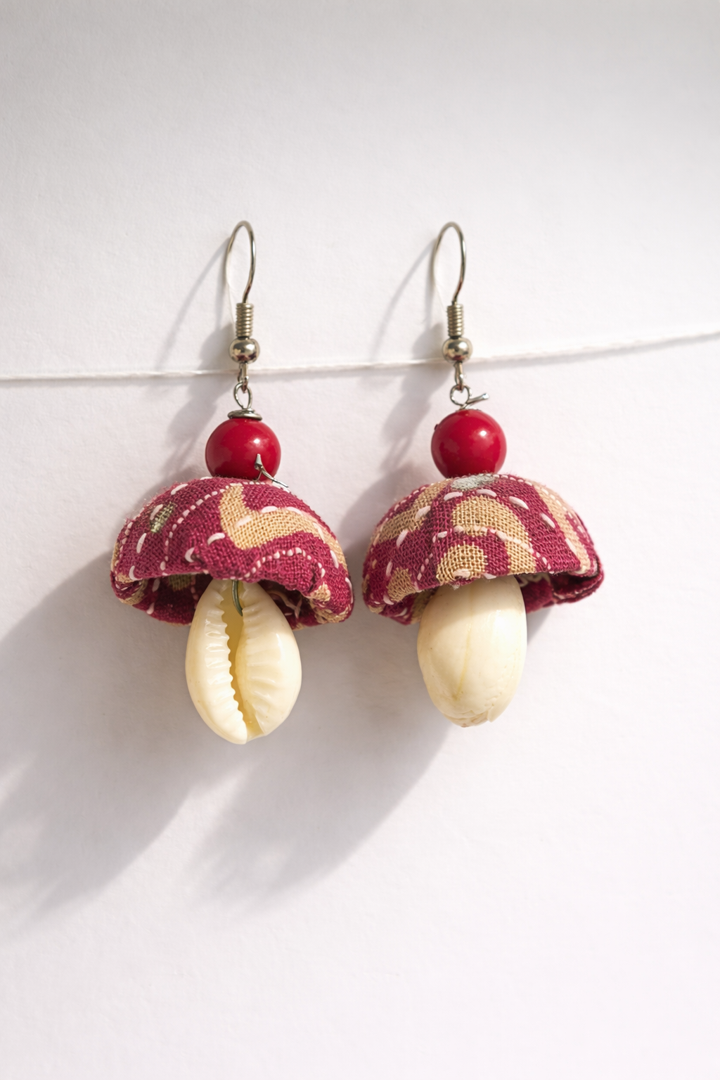 Artisan Fabric Jhumka