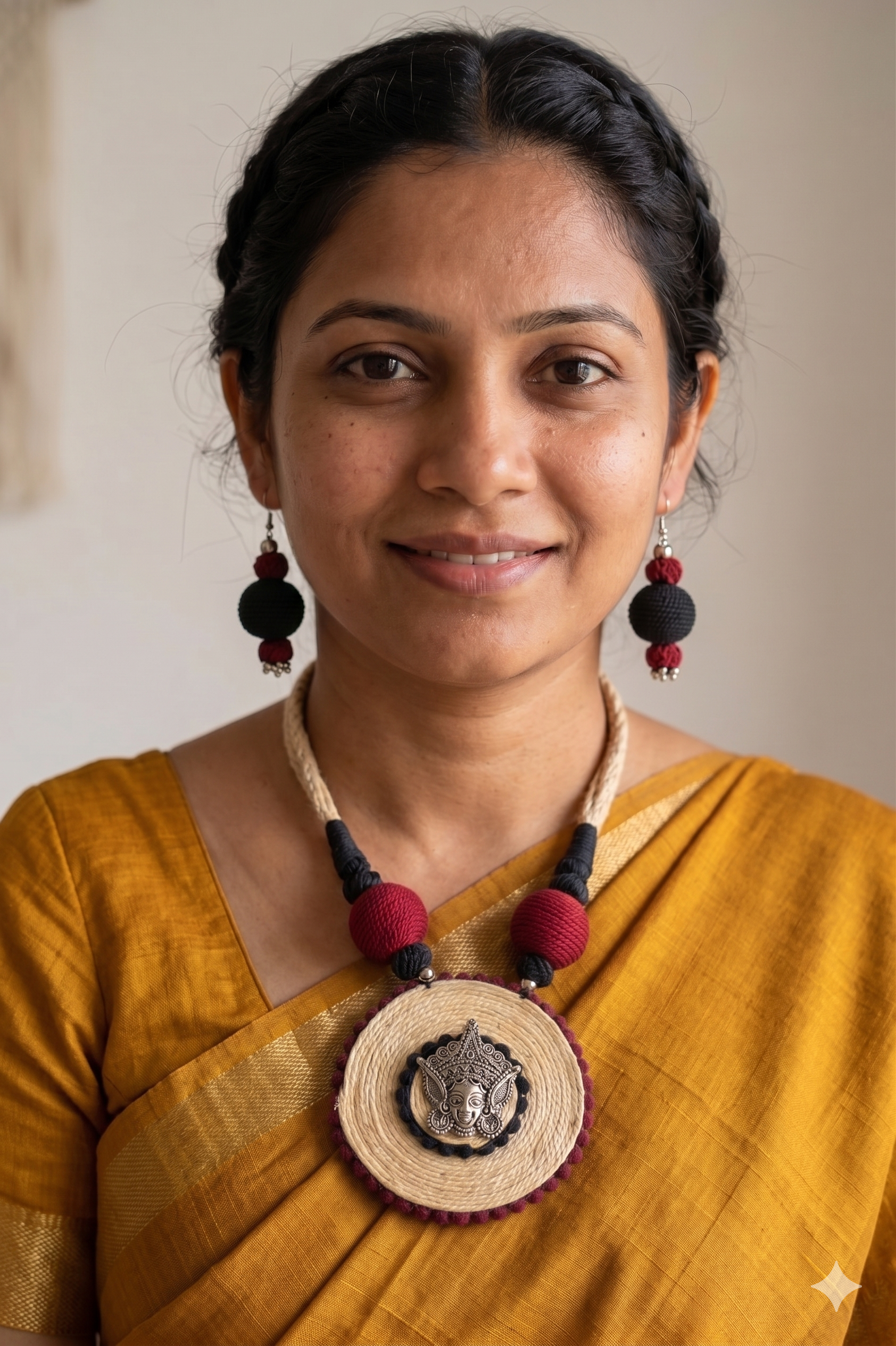 Durga Jute Necklace Set