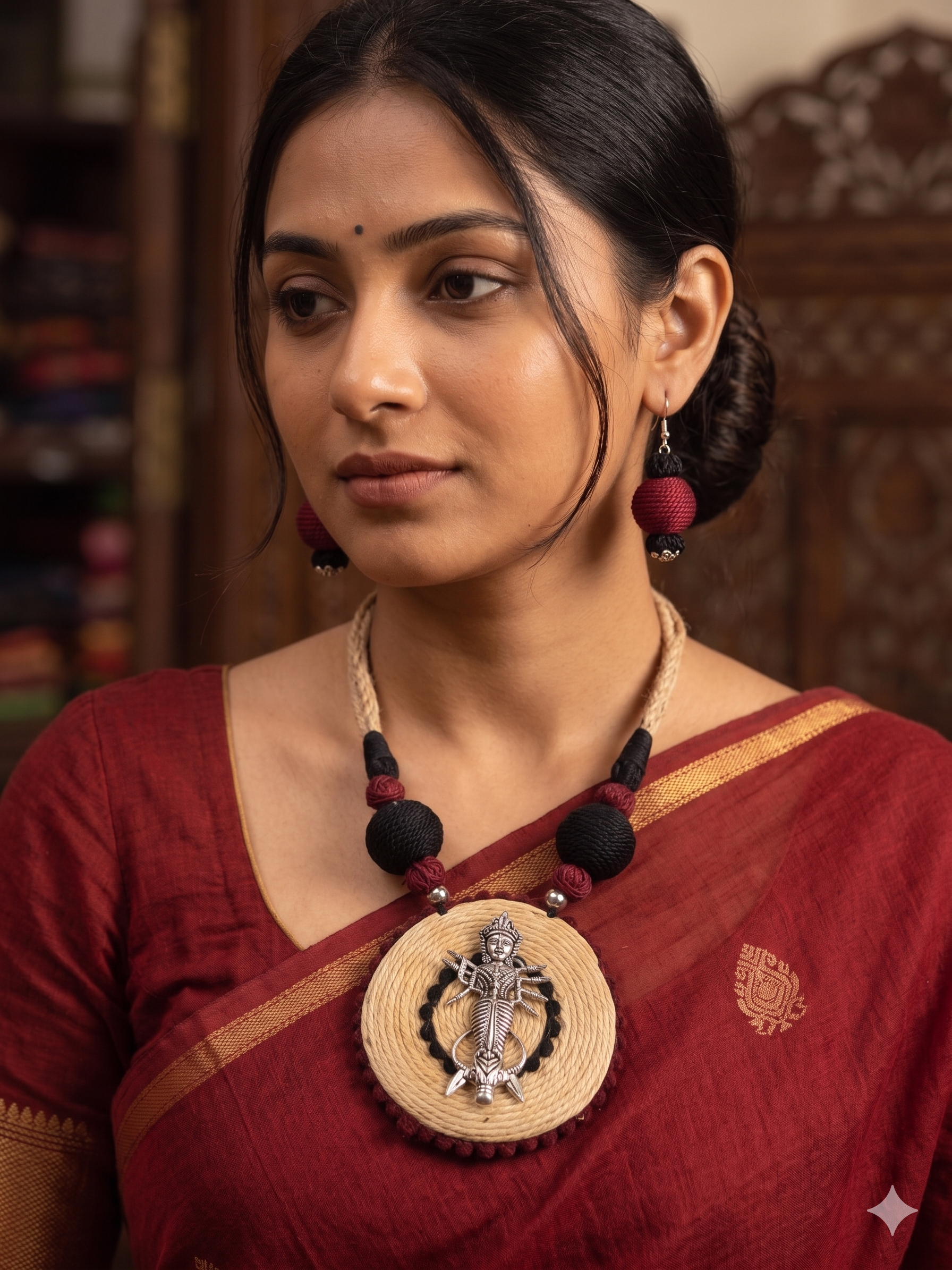 Kali Jute Necklace Set