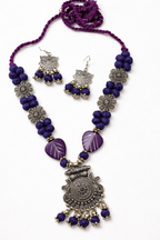 Aura Fabric Necklace Set