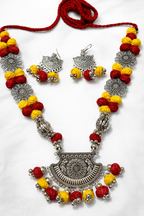 Surya Fabric Necklace Set