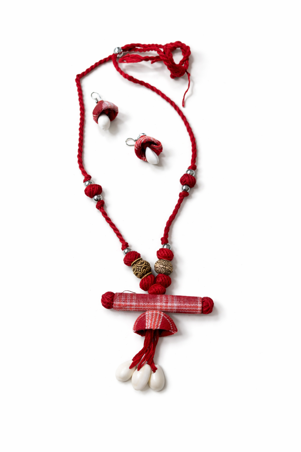 Boho Tribal Cowrie Shell Necklace Set