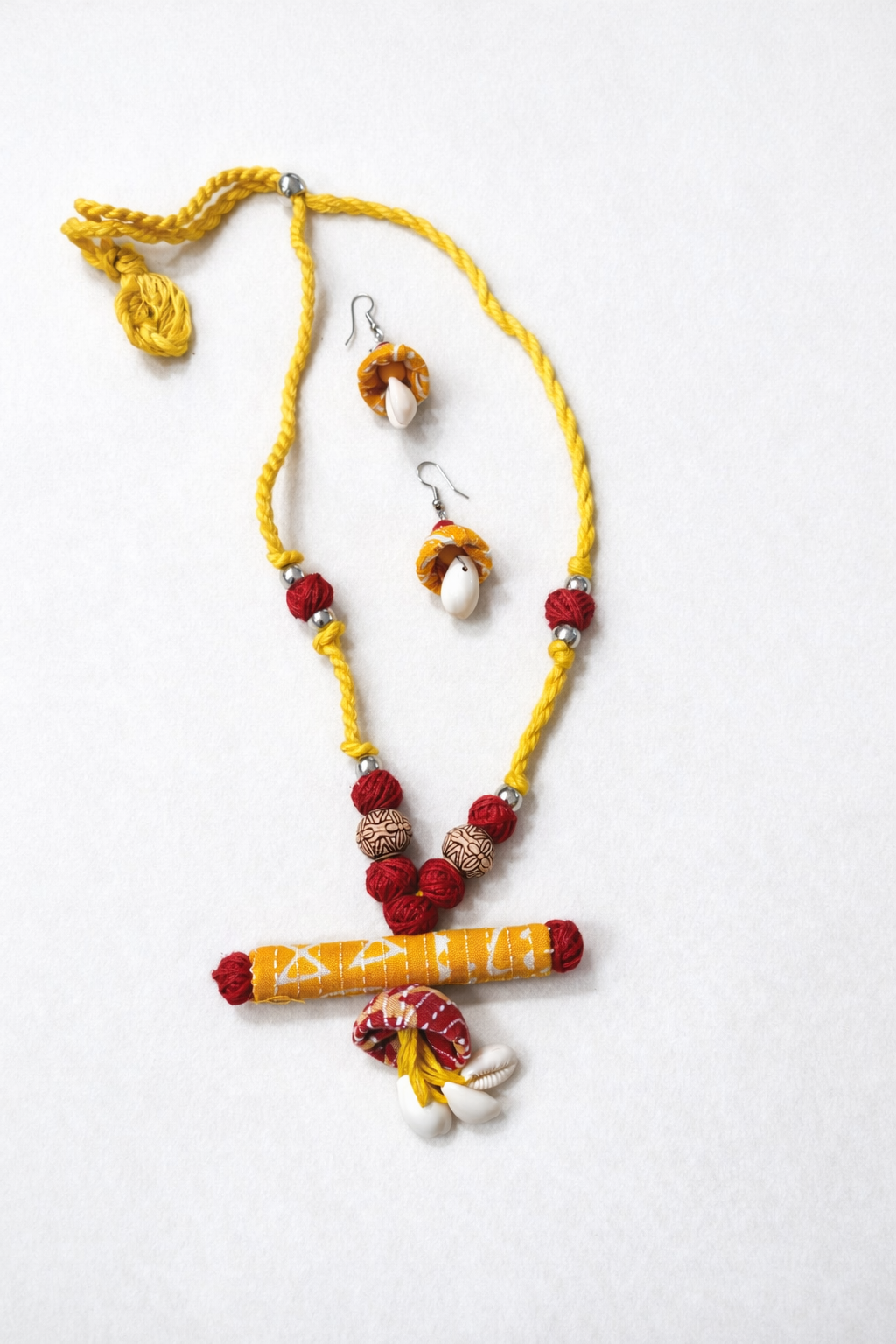 Boho Tribal Cowrie Shell Necklace Set