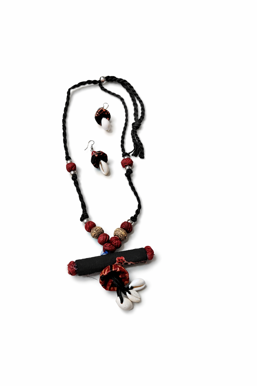 Boho Tribal Cowrie Shell Necklace Set