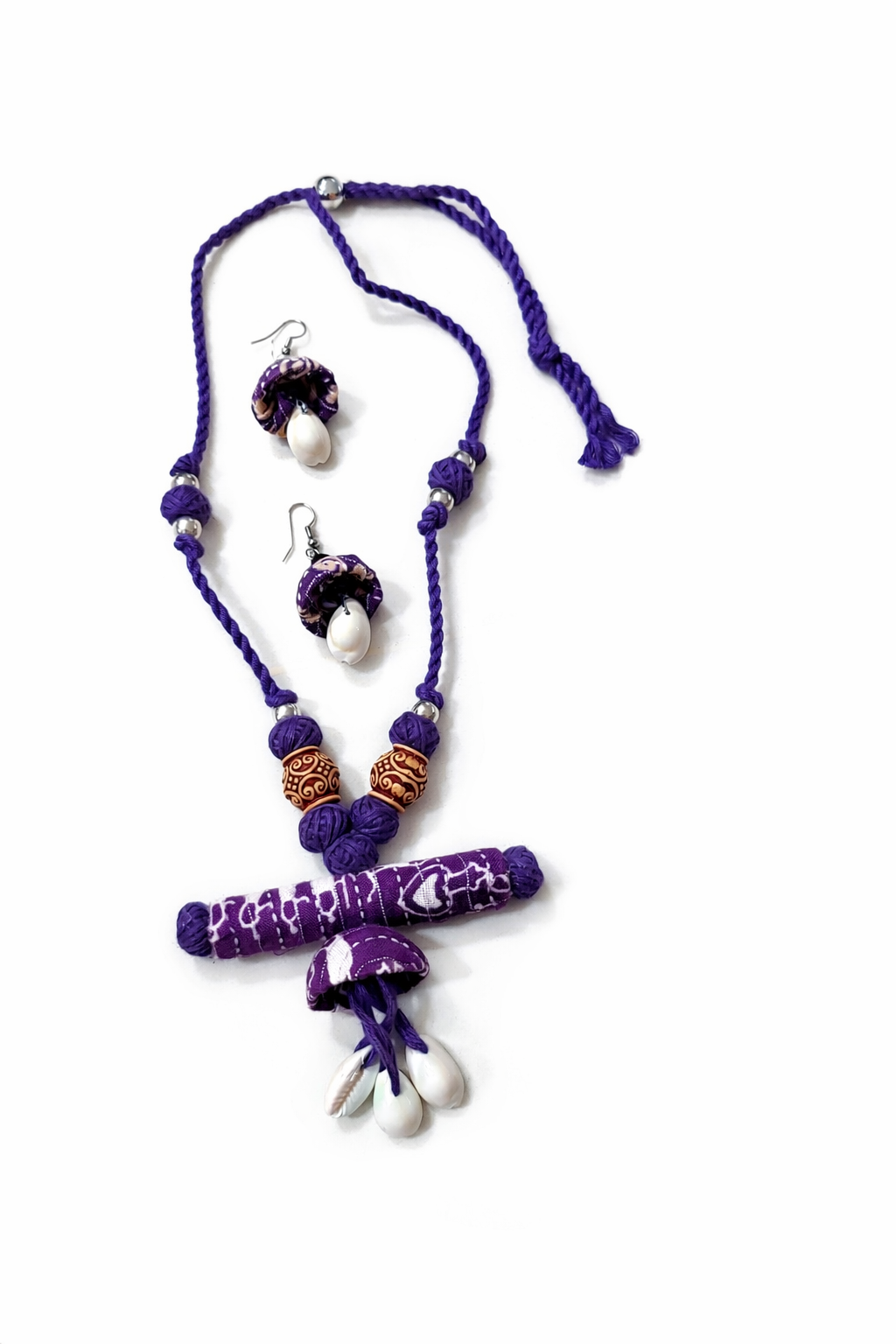 Boho Tribal Cowrie Shell Necklace Set