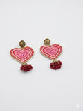 Blush Heart Earrings