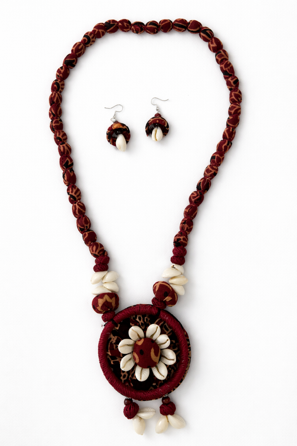 Bohemian Cowrie Shell Necklace Set