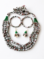 Vanya Tribal Fabric Jewellery Set