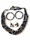 Noir Bloom Jewellery Set