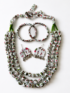 Rangrez Tribal Fabric Jewelry Set