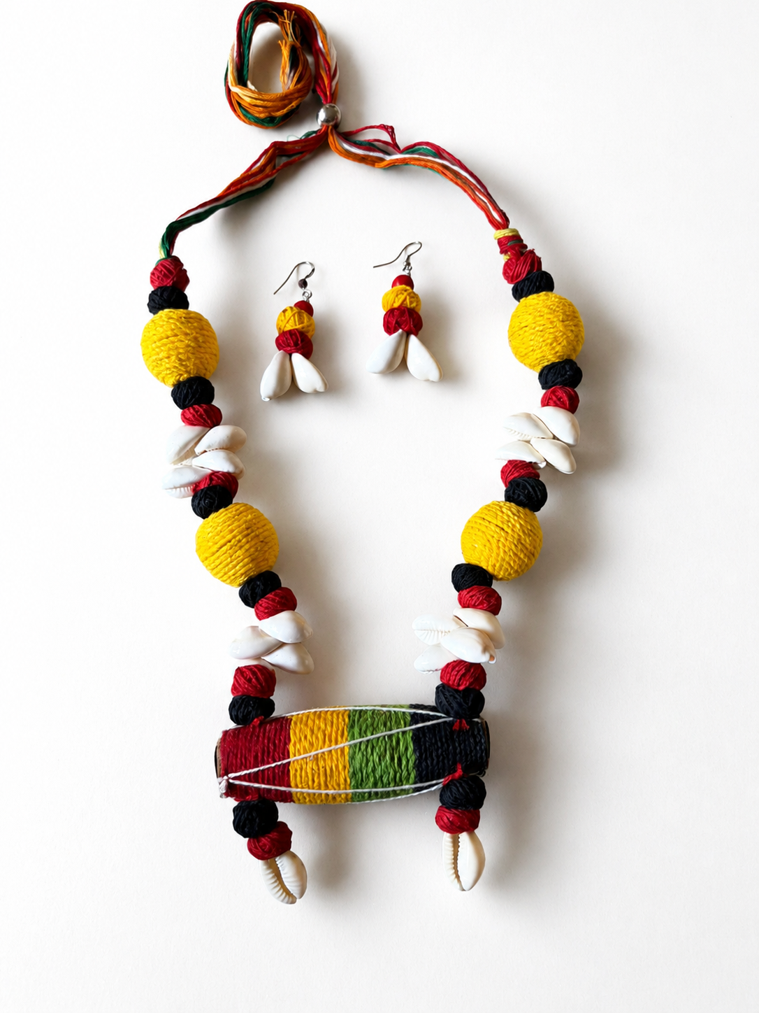 Tabla Rhythm Necklace Set