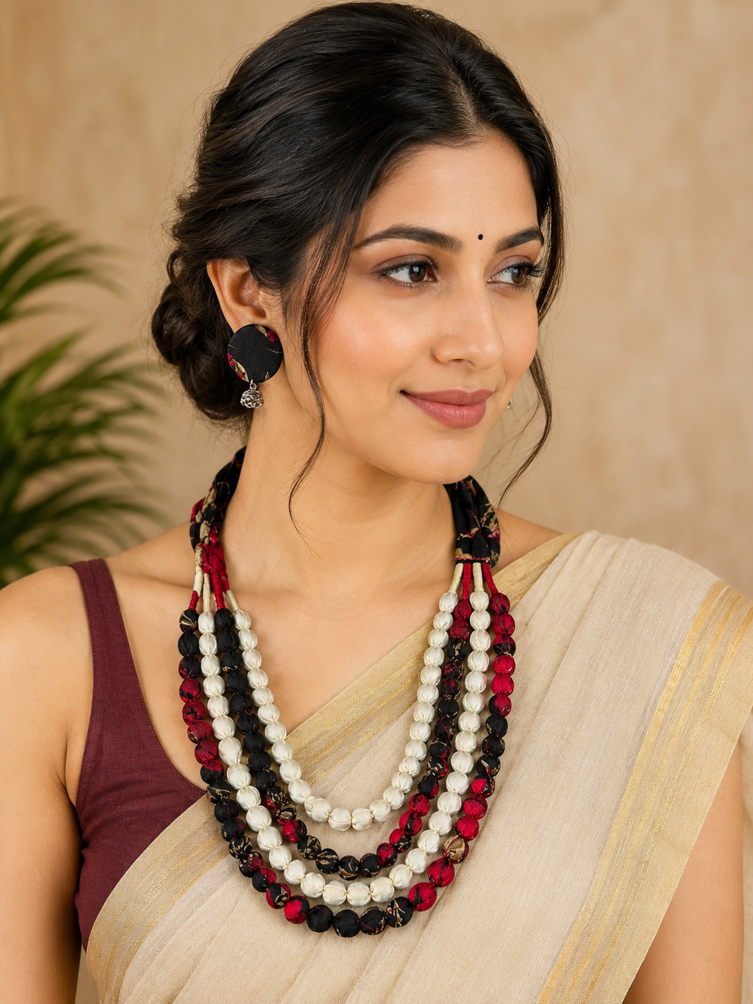 Beaded Aura Statement Set