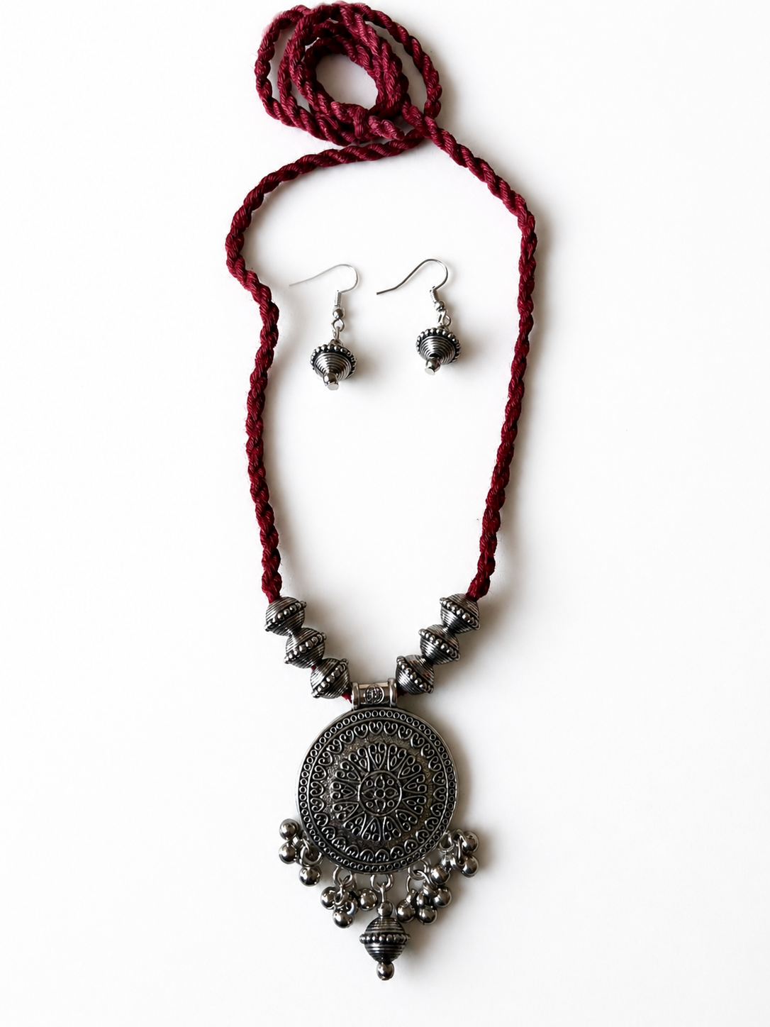 Tribal Medallion Necklace Set
