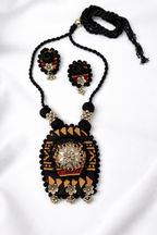 Tribal Fabric Necklace Set