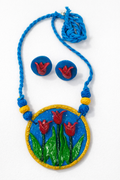 Clay Tulip Necklace Set