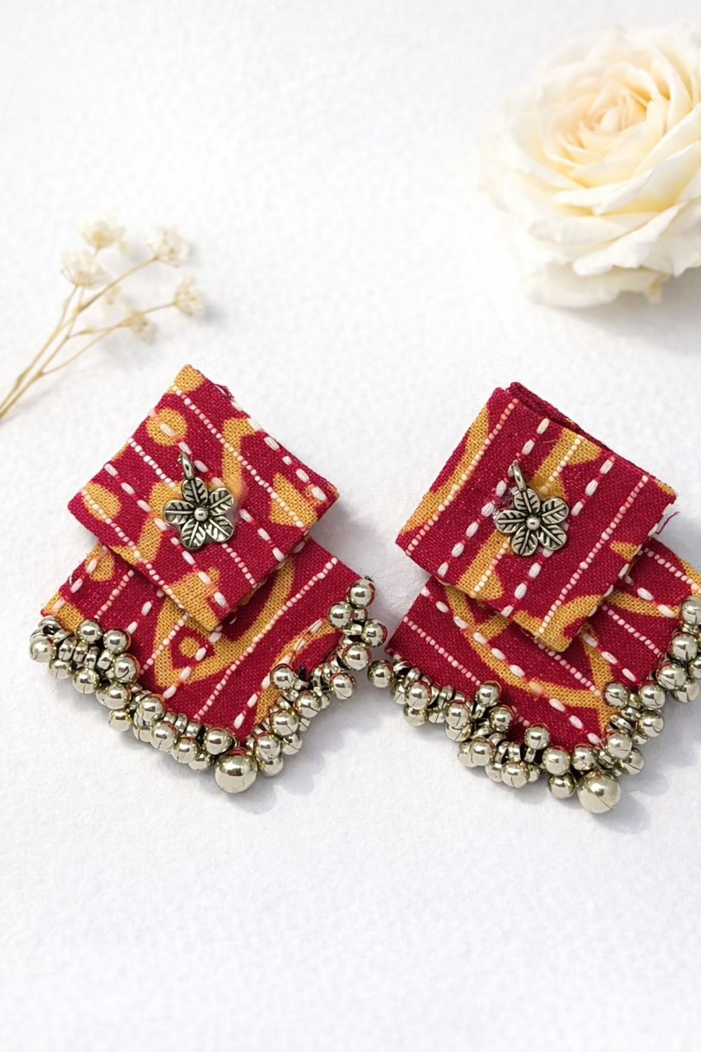 Charm Fabric Earring