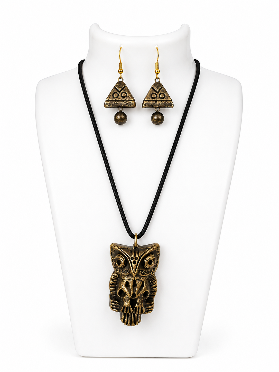 Mystic Owl Mud Jewellery Set