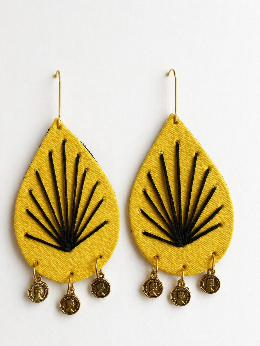 Noir Bloom Threadwork Earrings