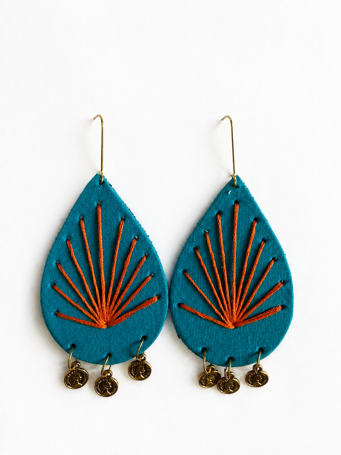 Noir Bloom Threadwork Earrings