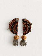 Vrinda Batik Jhumki Earrings