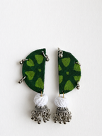 Raga Script Jhumki Earrings