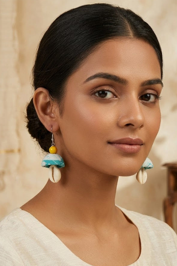 Artisan Fabric Jhumka