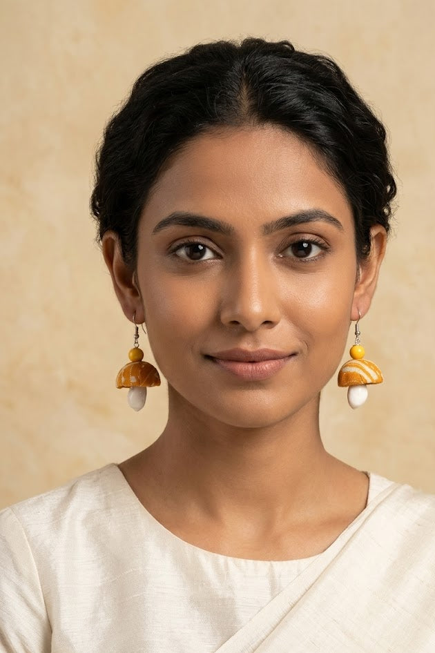 Artisan Fabric Jhumka