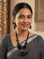 Handcrafted Jhumka Necklace Set