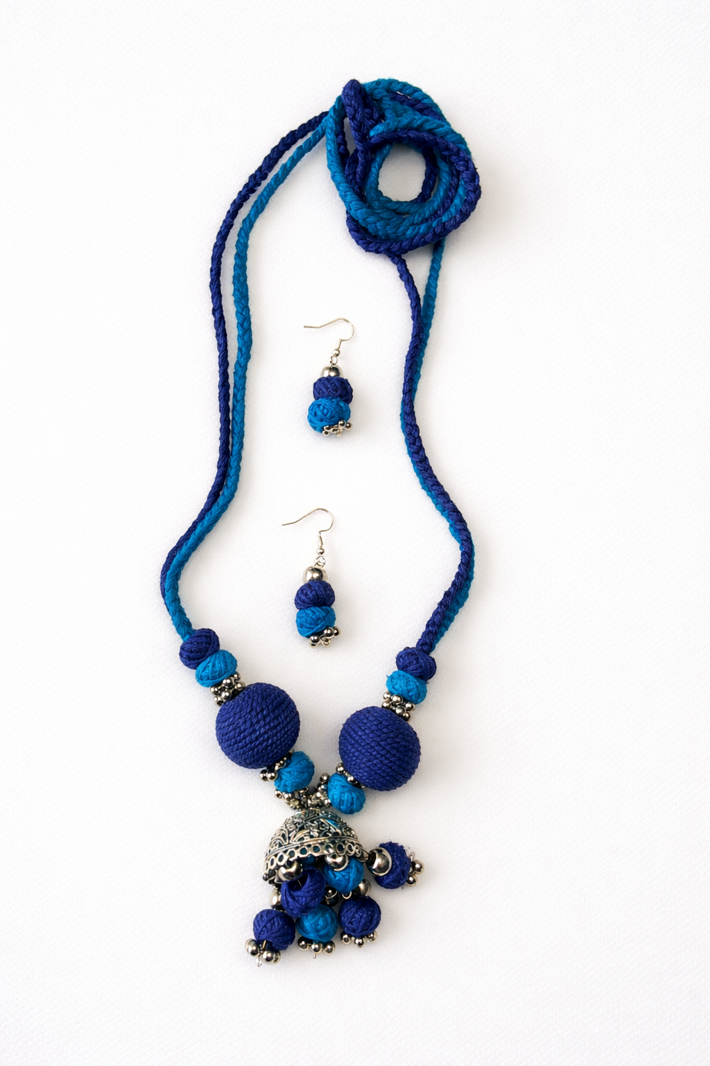 Handcrafted Jhumka Necklace Set