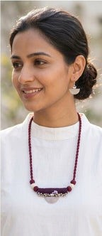 Handcrafted Fabric Tribal Choker Set