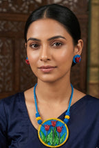Clay Tulip Necklace Set